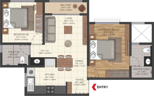 Brigade Valencia residency layout