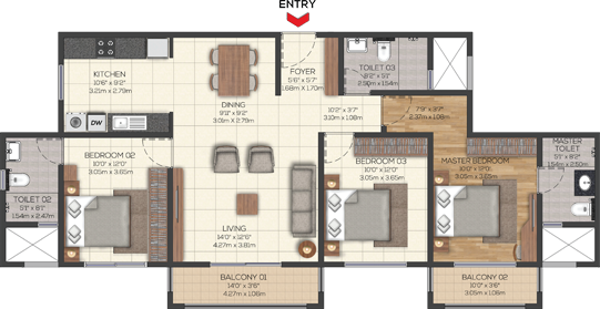 Brigade Valencia residency layout