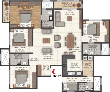 Brigade Valencia residency layout